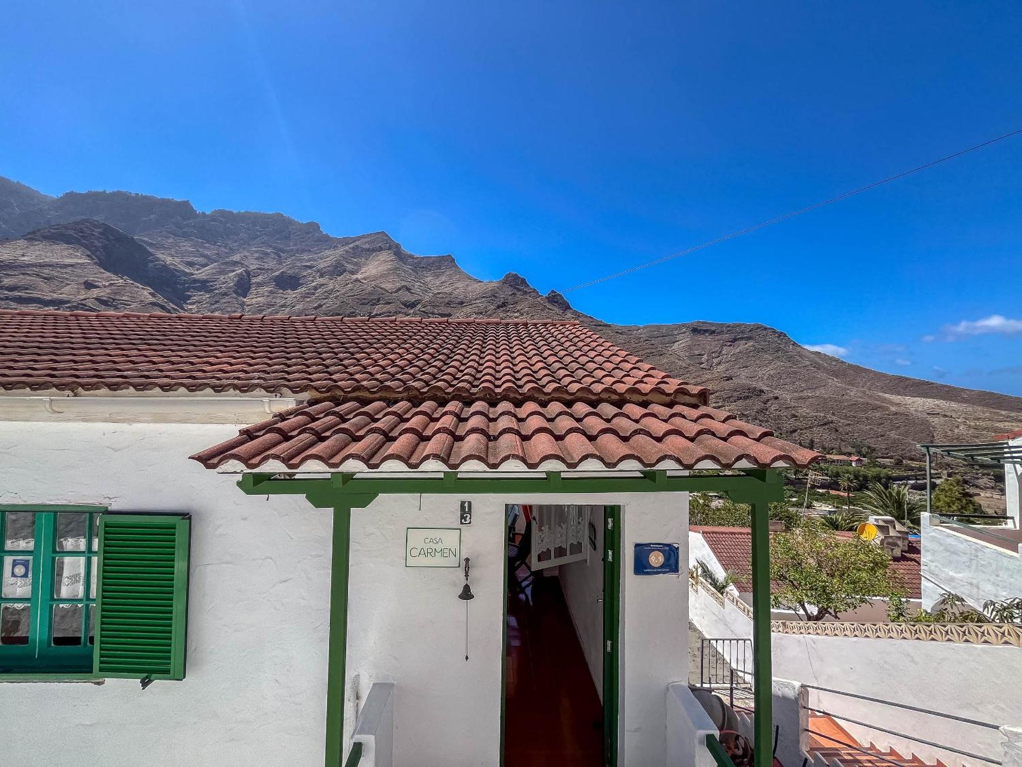 Casa Carmen Agaete Con Terraza Y Vistas Al Mar公寓 外观 照片