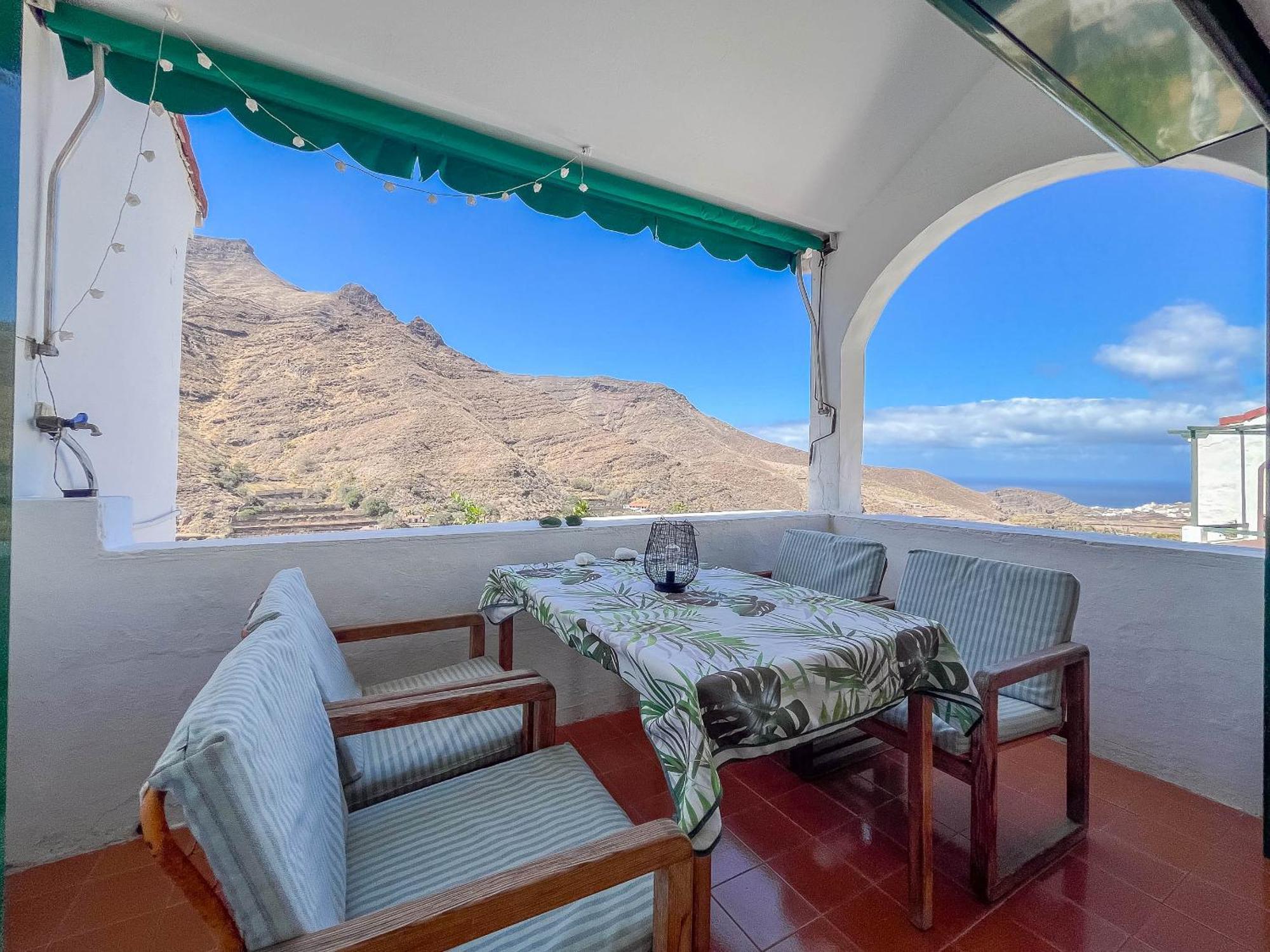 Casa Carmen Agaete Con Terraza Y Vistas Al Mar公寓 外观 照片