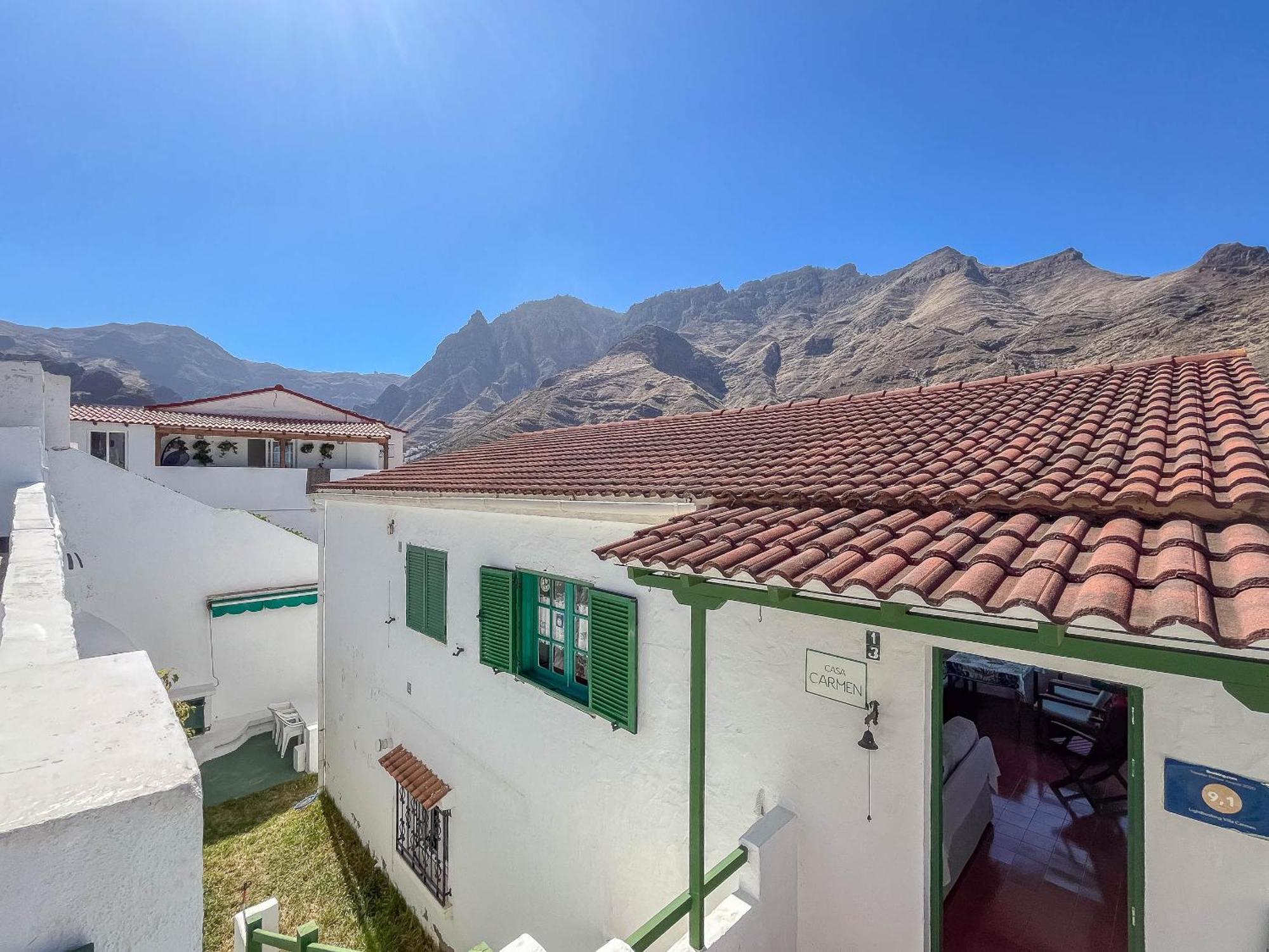 Casa Carmen Agaete Con Terraza Y Vistas Al Mar公寓 外观 照片