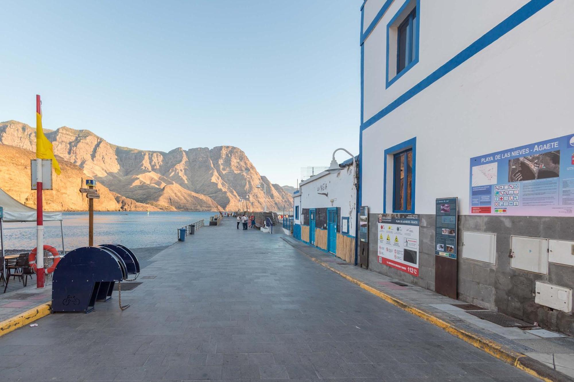 Casa Carmen Agaete Con Terraza Y Vistas Al Mar公寓 外观 照片