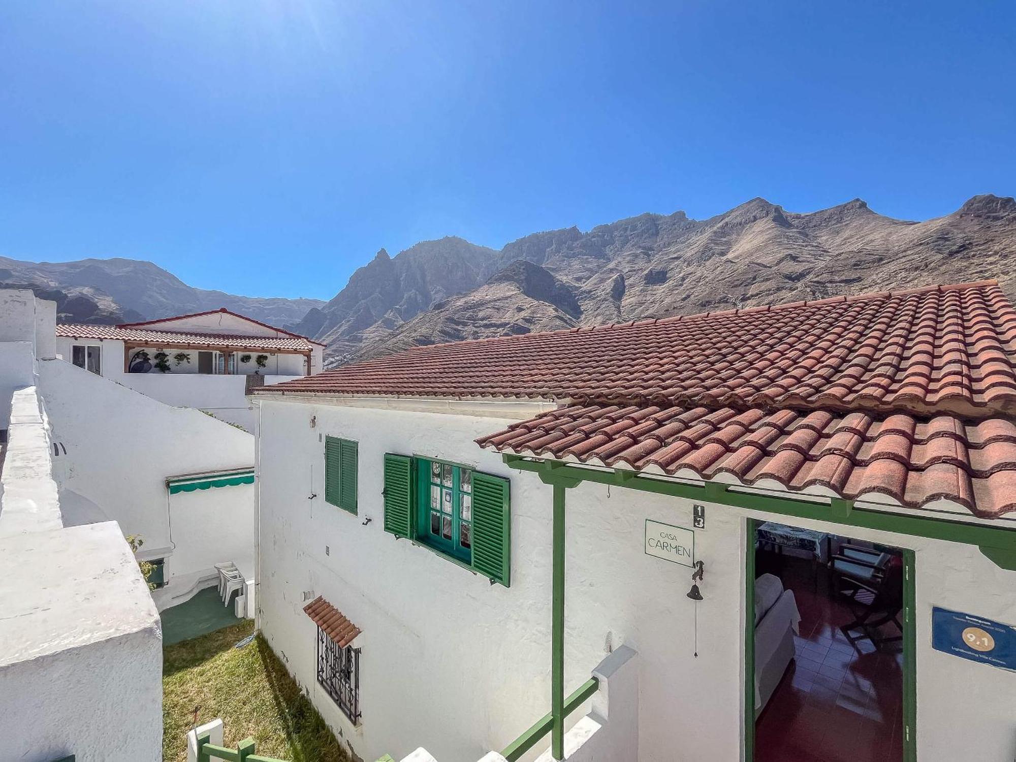 Casa Carmen Agaete Con Terraza Y Vistas Al Mar公寓 外观 照片